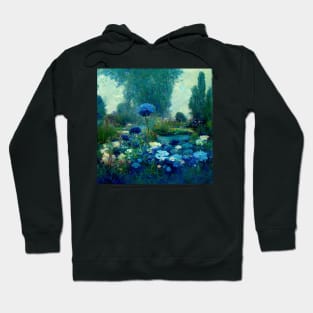 In the blue gardens VI Hoodie